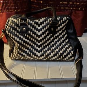 Black and white bag